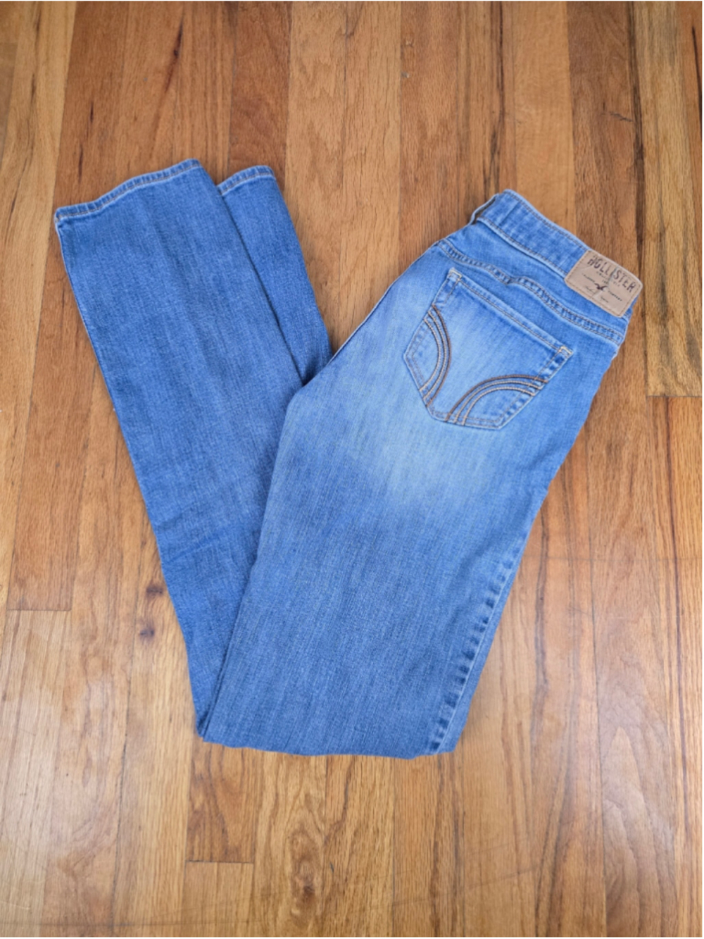 Women's Hollister Straight Leg Jeans Size 5 Blue